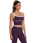 Color Block Layered Workout Sets-SUUKSESS-SUUKSESS