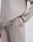 Mock Neck Sweatsuits Lounge Outfit