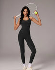 Halter Neck Tops Leggings Workout Set