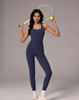 Halter Neck Tops Leggings Workout Set