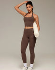 Twist Backless Halter Neck Workout Sets