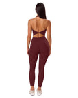Twist Backless Halter Neck Workout Sets