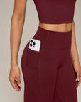 Twist Backless Halter Neck Workout Sets