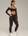 Double Layer Padded Pilates Workout Set-SUUKSESS-SUUKSESS