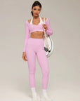 Double Layer Padded Pilates Workout Set-SUUKSESS-SUUKSESS