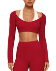 Double Layer Padded Pilates Workout Set-SUUKSESS-SUUKSESS