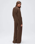 Zip up Top Leg Sweatpant 2 Piece Set