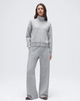 Zip up Top Leg Sweatpant 2 Piece Set
