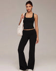 Foldover Wide Leg Workout Set