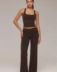 Foldover Wide Leg Workout Set