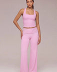Foldover Wide Leg Workout Set