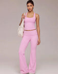 Foldover Wide Leg Workout Set