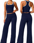 Foldover Wide Leg Workout Set