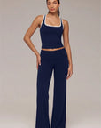 Foldover Wide Leg Workout Set