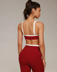 Adjustable Straps Bra Padded Workout Set