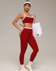 Adjustable Straps Bra Padded Workout Set