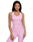 Padded Yoga Tank Flare Leggings Workout Set