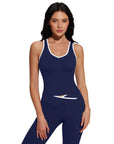 Padded Yoga Tank Flare Leggings Workout Set