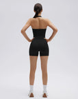 Padded Halter Open Back 2 Piece Workout Sets-SUUKSESS-SUUKSESS