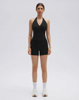Padded Halter Open Back 2 Piece Workout Sets-SUUKSESS-SUUKSESS