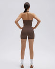 Padded Halter Open Back 2 Piece Workout Sets-SUUKSESS-SUUKSESS