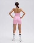 Padded Halter Open Back 2 Piece Workout Sets