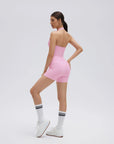Padded Halter Open Back 2 Piece Workout Sets