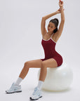 Halter Tank Top Workout Set