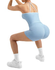 Halter Tank Top Workout Set