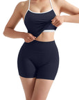 Halter Tank Top Workout Set