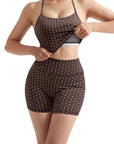 Halter Tank Top Workout Set