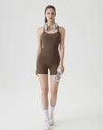 V Back Padded Sports Workout Sets-SUUKSESS-SUUKSESS