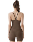 V Back Padded Sports Workout Sets-SUUKSESS-SUUKSESS