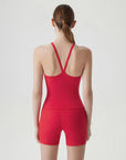 V Back Padded Sports Workout Sets-SUUKSESS-SUUKSESS