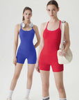 V Back Padded Sports Workout Sets-SUUKSESS-SUUKSESS