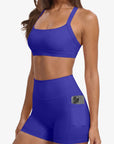 Padded Sports Bra 2 Piece Workout Sets-SUUKSESS-SUUKSESS