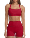 Padded Sports Bra 2 Piece Workout Sets-SUUKSESS-SUUKSESS