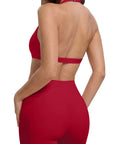Padded Sports Bra 2 Piece Workout Sets-SUUKSESS-SUUKSESS