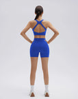Backless Bra Yoga Crop Workout Set-SUUKSESS-SUUKSESS