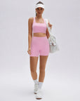 Backless Bra Yoga Crop Workout Set-SUUKSESS-SUUKSESS