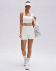 Backless Bra Yoga Crop Workout Set-SUUKSESS-SUUKSESS