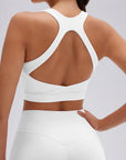 Backless Bra Yoga Crop Workout Set-SUUKSESS-SUUKSESS