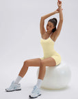 Halter Tank Top Workout Set