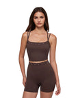 Padded Sports Bra Layered Workout Sets