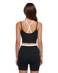 Padded Sports Bra Layered Workout Sets