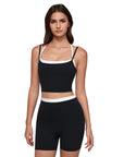 Padded Sports Bra Layered Workout Sets