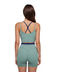 Padded Sports Bra Layered Workout Sets
