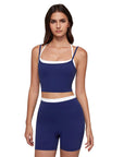 Padded Sports Bra Layered Workout Sets