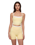 Padded Sports Bra Layered Workout Sets