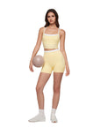 Padded Sports Bra Layered Workout Sets